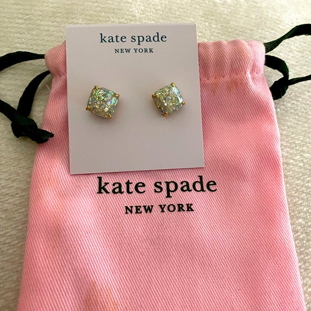 Kate Spade sparkle post earrings, NWT - Picture 1 of 2